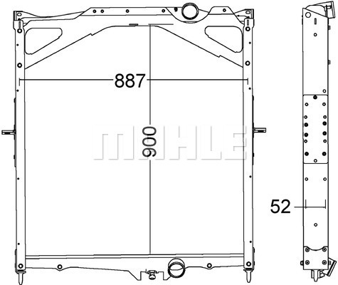 Radiator, racire motor WG2182743 WILMINK GROUP