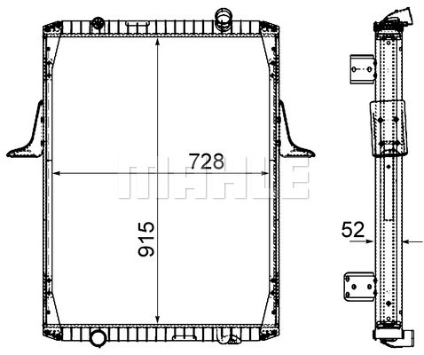 Radiator, racire motor WG2183084 WILMINK GROUP