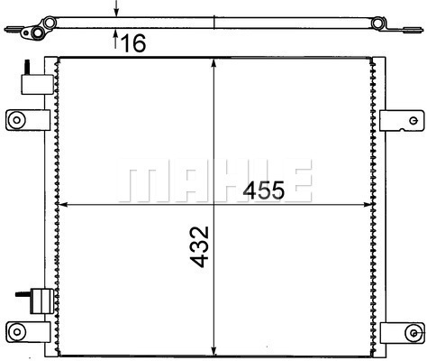 Condensator, climatizare WG2369160 WILMINK GROUP