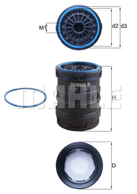 Filtru combustibil WG2325933 WILMINK GROUP