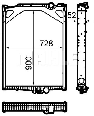 Radiator, racire motor WG2182954 WILMINK GROUP