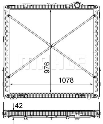 Radiator, racire motor WG2183077 WILMINK GROUP