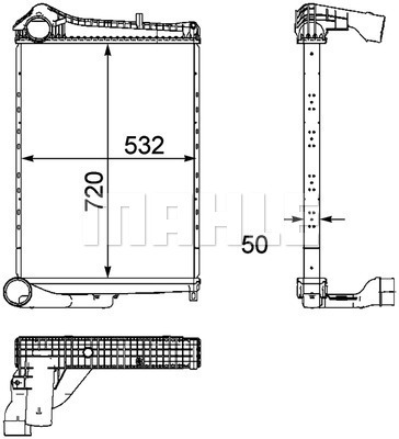 Intercooler, compresor WG2370637 WILMINK GROUP