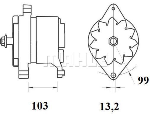 Generator / Alternator WG2043793 WILMINK GROUP