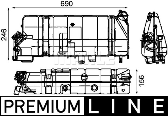 Vas de expansiune, racire WG2184392 WILMINK GROUP