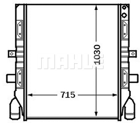 Radiator, racire motor WG2183972 WILMINK GROUP