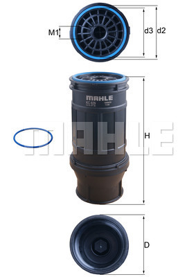 Filtru combustibil WG2325930 WILMINK GROUP