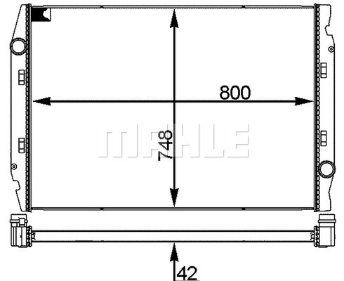 Radiator, racire motor WG2183934 WILMINK GROUP