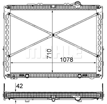 Radiator, racire motor WG2183094 WILMINK GROUP