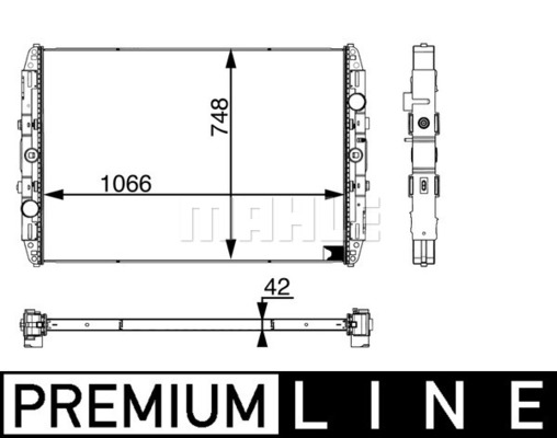 Radiator, racire motor WG2183899 WILMINK GROUP