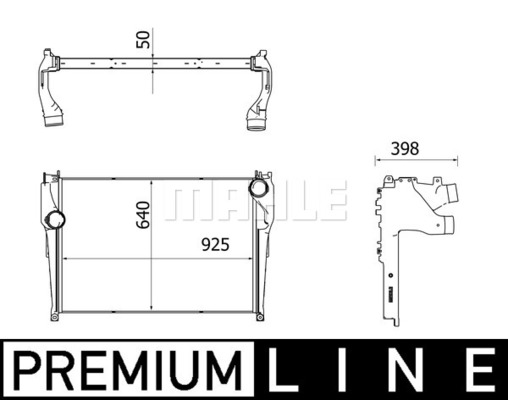 Intercooler, compresor WG2370694 WILMINK GROUP