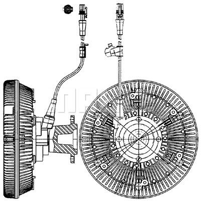 Cupla, ventilator radiator WG2180370 WILMINK GROUP