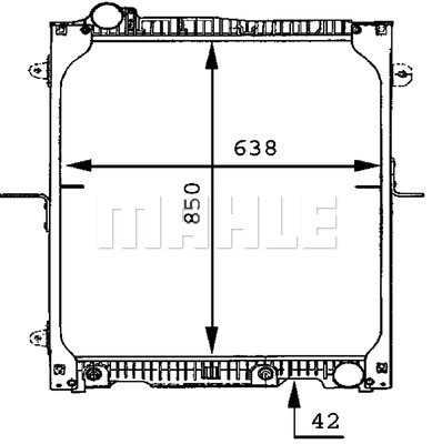 Radiator, racire motor WG2183874 WILMINK GROUP