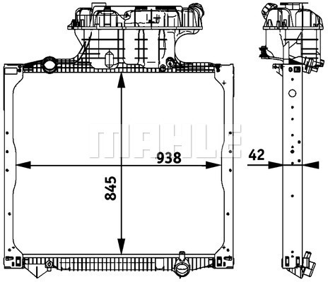 Radiator, racire motor WG2183984 WILMINK GROUP