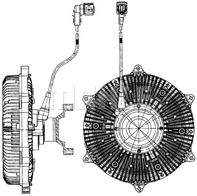 Cupla, ventilator radiator WG2180368 WILMINK GROUP