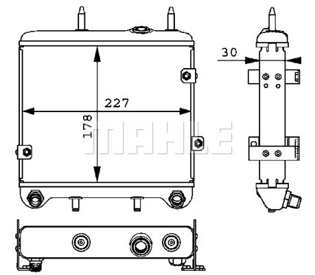 Radiator ulei, ulei motor WG2181196 WILMINK GROUP
