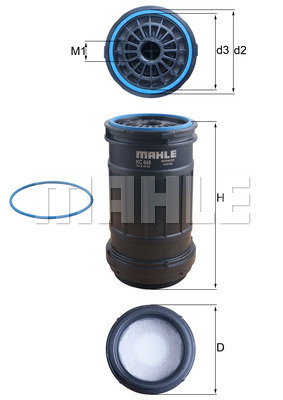 Filtru combustibil WG2325935 WILMINK GROUP