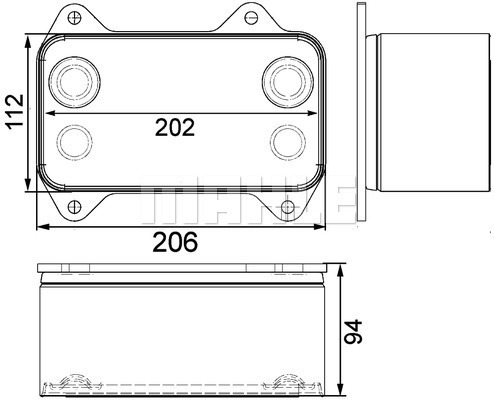 Radiator ulei, ulei motor WG2181242 WILMINK GROUP