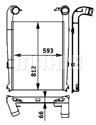 Intercooler, compresor WG2370564 WILMINK GROUP