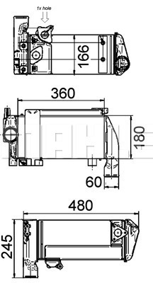 Radiator, retarder WG2181086 WILMINK GROUP