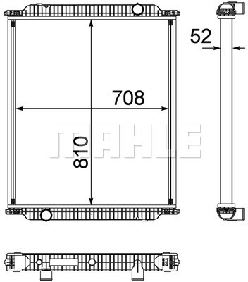 Radiator, racire motor WG2182392 WILMINK GROUP