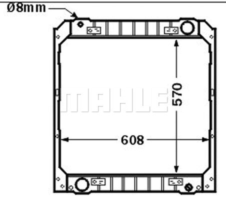 Radiator, racire motor WG2183684 WILMINK GROUP