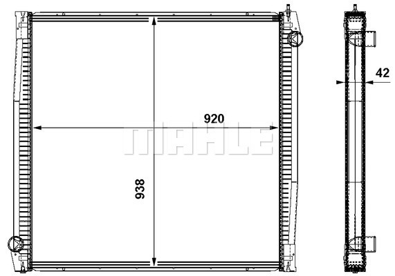 Radiator, racire motor WG2184075 WILMINK GROUP