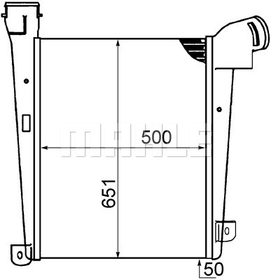 Intercooler, compresor WG2370845 WILMINK GROUP