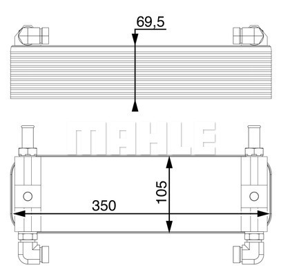 Radiator racire ulei, cutie de viteze automata WG2181093 WILMINK GROUP