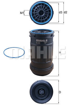 Filtru combustibil WG2325929 WILMINK GROUP