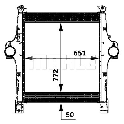 Intercooler, compresor WG2370569 WILMINK GROUP