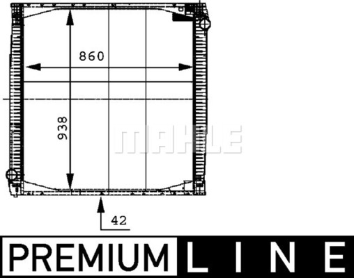 Radiator, racire motor WG2183906 WILMINK GROUP