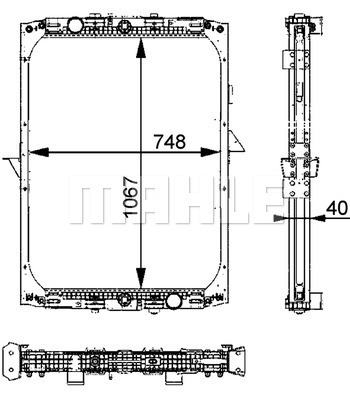 Radiator, racire motor WG2183942 WILMINK GROUP