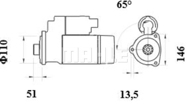 Starter WG2045391 WILMINK GROUP