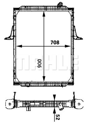Radiator, racire motor WG2183930 WILMINK GROUP