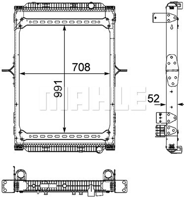 Radiator, racire motor WG2184108 WILMINK GROUP