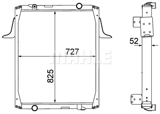 Radiator, racire motor WG2182742 WILMINK GROUP