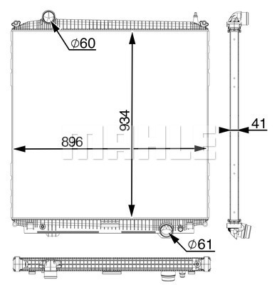 Radiator, racire motor WG2183304 WILMINK GROUP