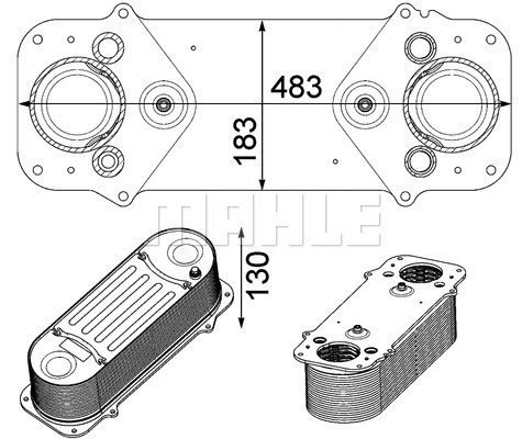 Intercooler, compresor WG2370701 WILMINK GROUP