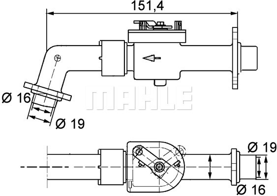 Supapa control, agent frigorific WG2184464 WILMINK GROUP