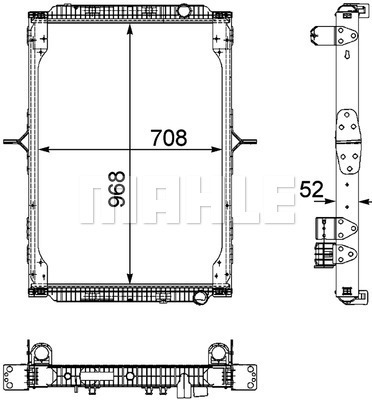 Radiator, racire motor WG2184110 WILMINK GROUP