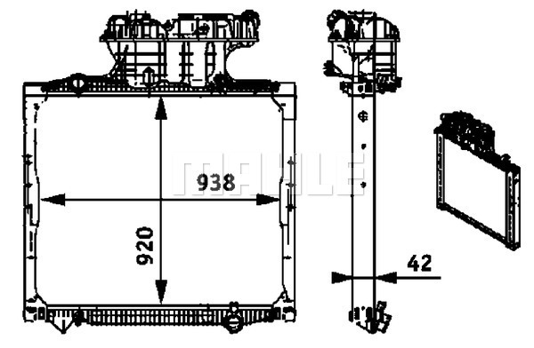 Radiator, racire motor WG2183911 WILMINK GROUP