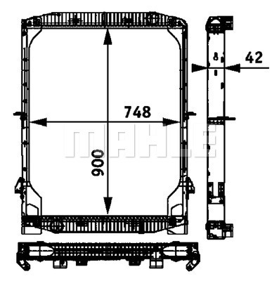 Radiator, racire motor WG2183917 WILMINK GROUP