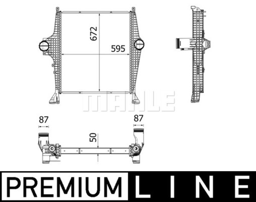 Intercooler, compresor WG2370772 WILMINK GROUP