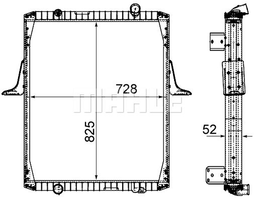 Radiator, racire motor WG2183085 WILMINK GROUP