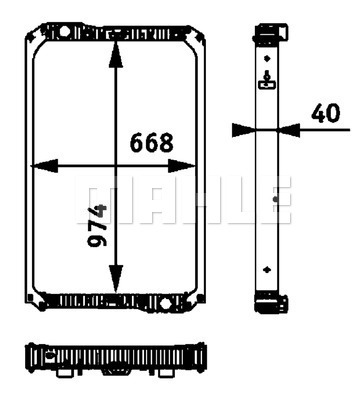 Radiator, racire motor WG2183926 WILMINK GROUP