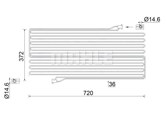 Condensator, climatizare WG2369395 WILMINK GROUP