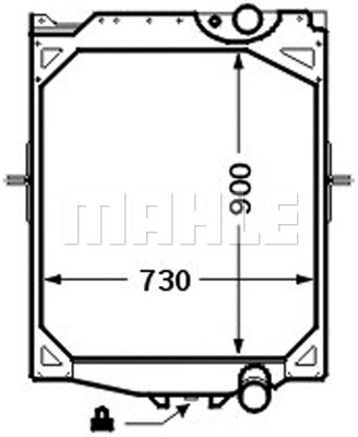 Radiator, racire motor WG2183969 WILMINK GROUP
