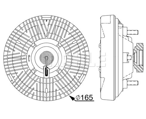 Cupla, ventilator radiator WG2180388 WILMINK GROUP