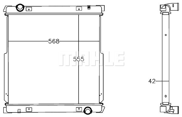 Radiator, racire motor WG2182458 WILMINK GROUP